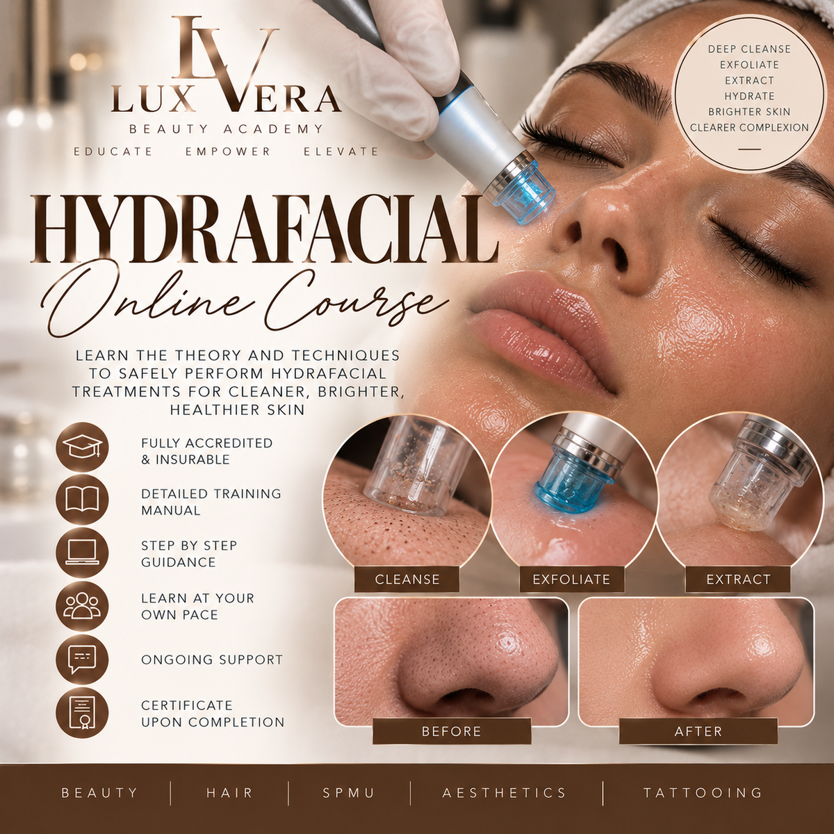 Online Hydrafacial Course